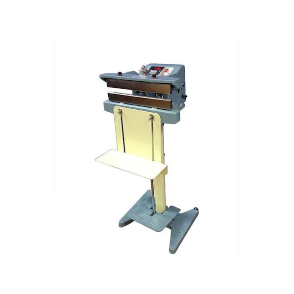 12" THS Series Direct Heat Foot Sealer w/ 15mm Meshed Seal Width - PTFE Coated